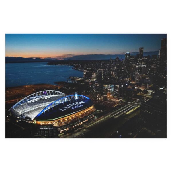 Seattle Seahawks Lumen Field Indoor and Outdoor Silk Posters - Image 2
