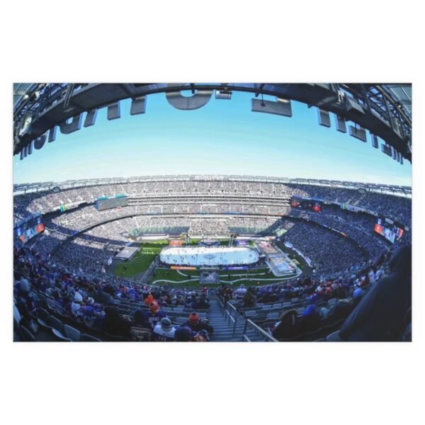 2024 Stadium Series MetLife Stadium - Philadelphia Flyers vs New Jersey Devils Indoor and Outdoor Silk Posters - Image 2