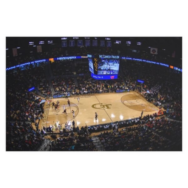 Georgia Tech Yellow Jackets Hank McCamish Pavilion Indoor and Outdoor Silk Posters - Image 2