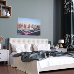 2011 Heritage Classic McMahon Stadium - Montréal Canadiens vs Calgary Flames Indoor and Outdoor Silk Posters