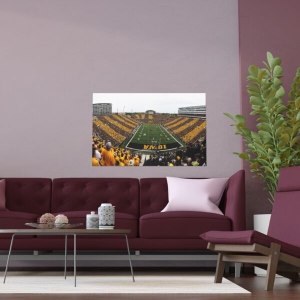 Iowa Hawkeyes Kinnick Stadium Indoor and Outdoor Silk Posters - Image 3