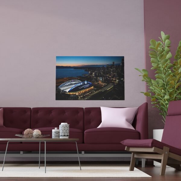 Seattle Seahawks Lumen Field Indoor and Outdoor Silk Posters - Image 3