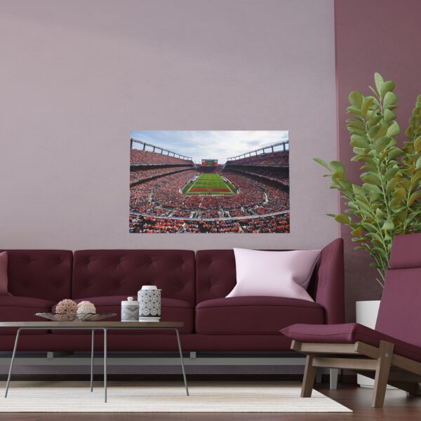 Denver Broncos Empower Field at Mile High Indoor and Outdoor Silk Posters - Image 3