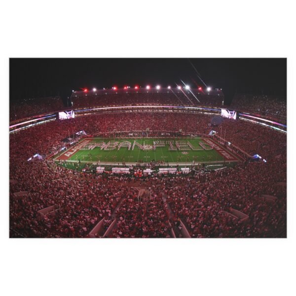Alabama Crimson Tide Saban Field at Bryant–Denny Stadium Indoor and Outdoor Silk Posters - Image 2