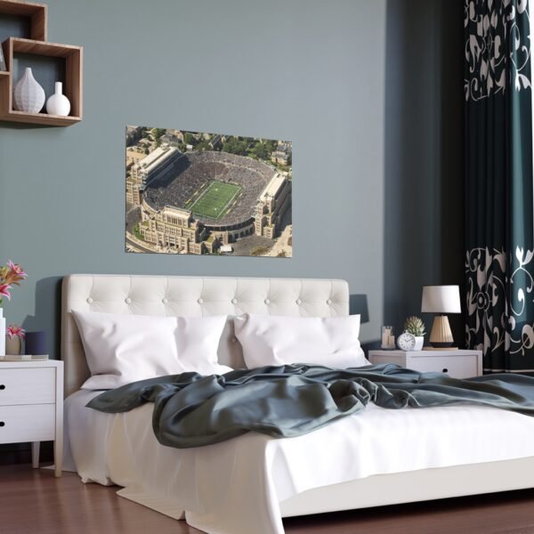 Notre Dame Fighting Irish Notre Dame Stadium Indoor and Outdoor Silk Posters