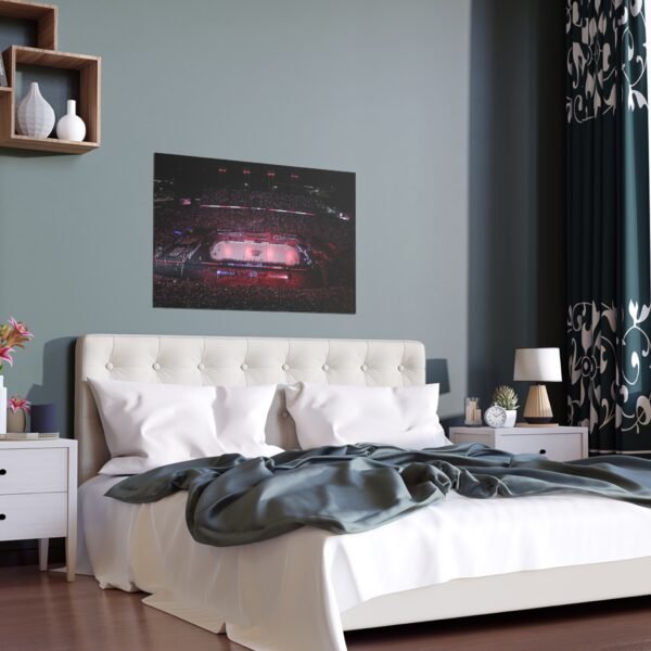 2023 Stadium Series Carter-Finley Stadium - Washington Capitals vs Carolina Hurricanes Indoor and Outdoor Silk Posters