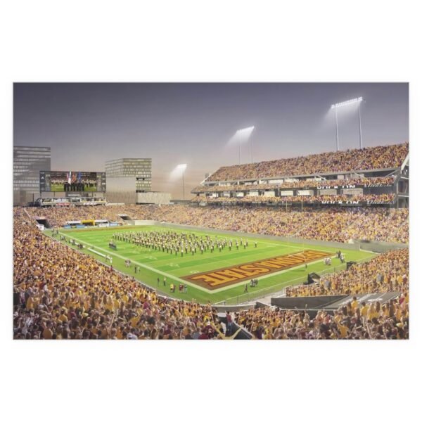 Arizona State Sun Devils Mountain America Stadium Indoor and Outdoor Silk Posters - Image 2