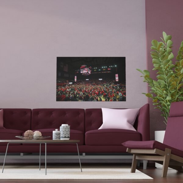 Rutgers Scarlet Knights Jersey Mike's Arena Indoor and Outdoor Silk Posters - Image 3