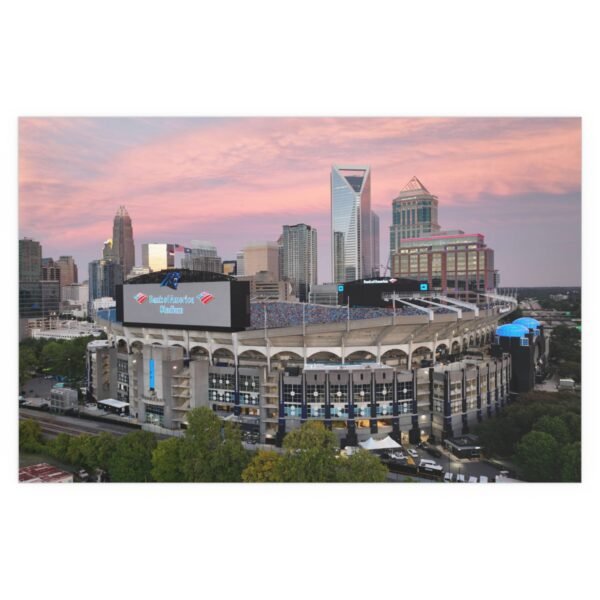 Carolina Panthers Bank of America Stadium Indoor and Outdoor Silk Posters - Image 2