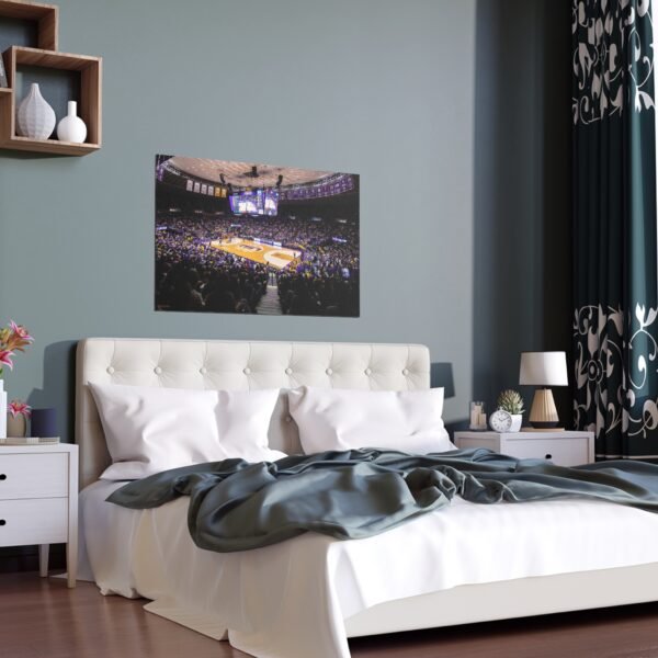 LSU Tigers Pete Maravich Assembly Center Indoor and Outdoor Silk Posters