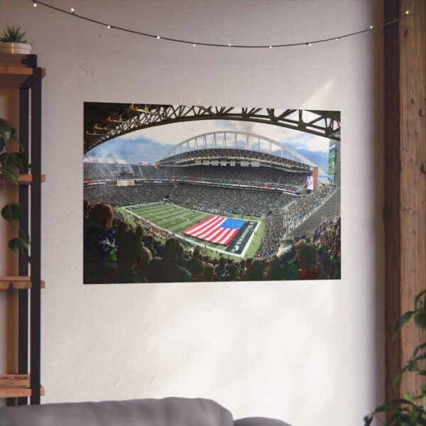 Seattle Seahawks Lumen Field Fine Art Posters - Image 3