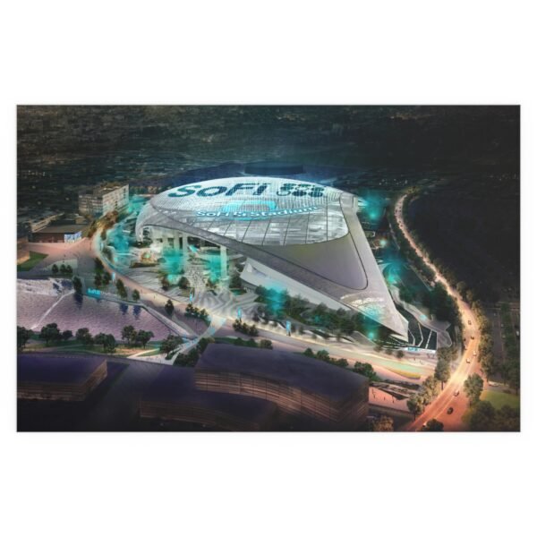 Los Angeles Rams SoFi Stadium Indoor and Outdoor Silk Posters - Image 2