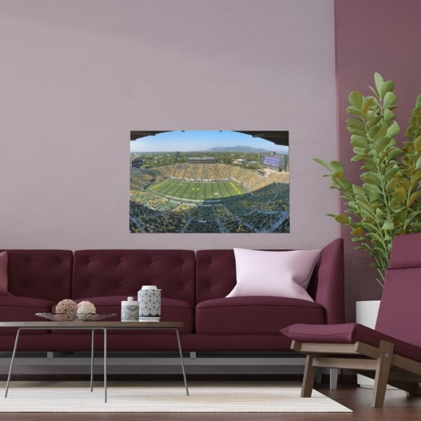 Oregon Ducks Autzen Stadium Indoor and Outdoor Silk Posters - Image 3