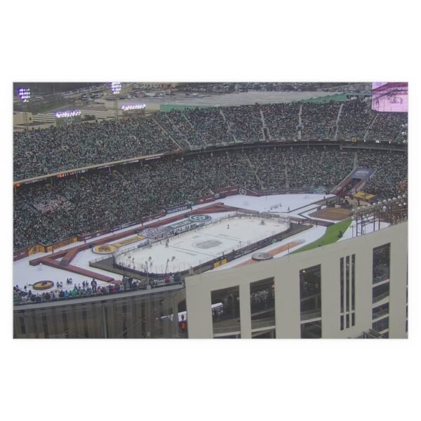 2020 Winter Classic Cotton Bowl Stadium - Nashville Predators vs  Dallas Stars Indoor and Outdoor Silk Posters - Image 2
