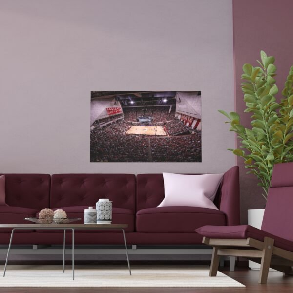 Indiana Hoosiers Simon Skjodt Assembly Hall Indoor and Outdoor Silk Posters - Image 3