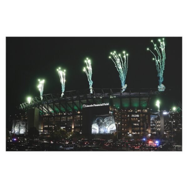 Philadelphia Eagles Lincoln Financial Field Indoor and Outdoor Silk Posters - Image 2