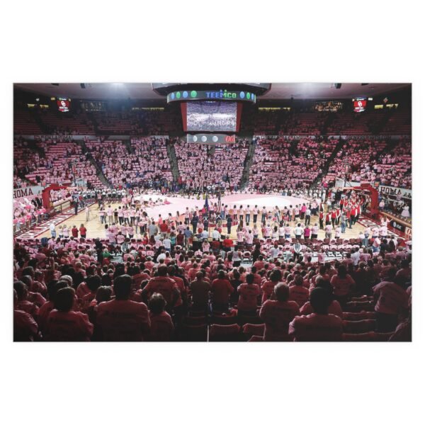 Oklahoma Sooners Lloyd Noble Center Indoor and Outdoor Silk Posters - Image 2