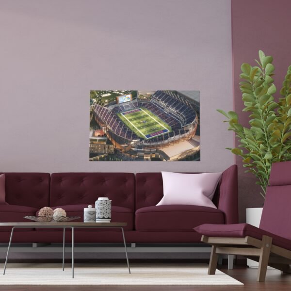 Kansas Jayhawks David Booth Kansas Memorial Stadium Indoor and Outdoor Silk Posters - Image 3