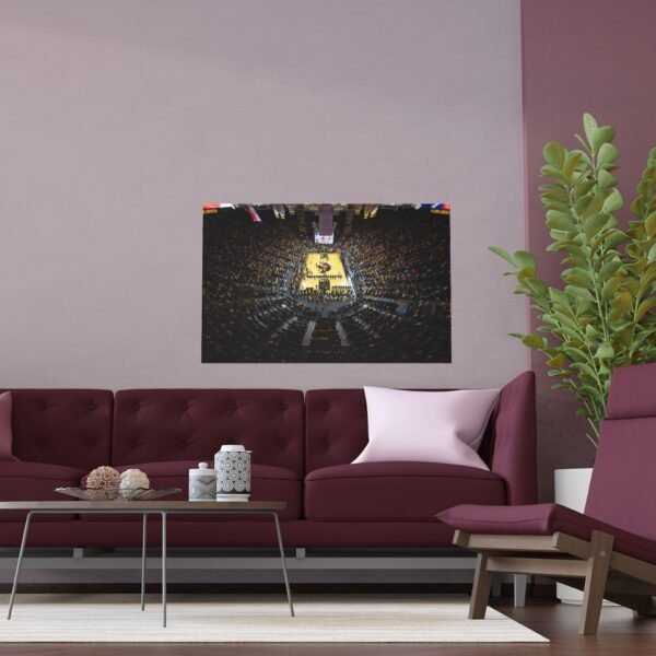 Iowa Hawkeyes Carver-Hawkeye Arena Indoor and Outdoor Silk Posters - Image 3