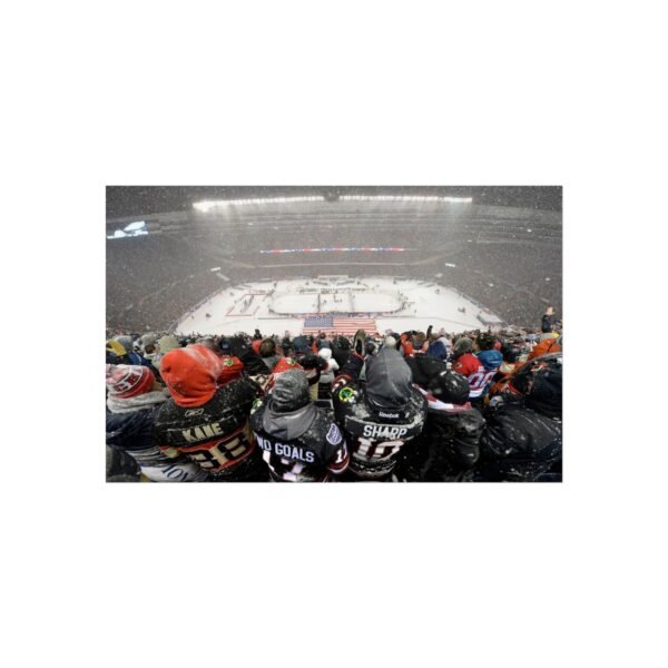 2014 Stadium Series Soldier Field - Pittsburgh Penguins vs Chicago Blackhawks Fine Art Posters