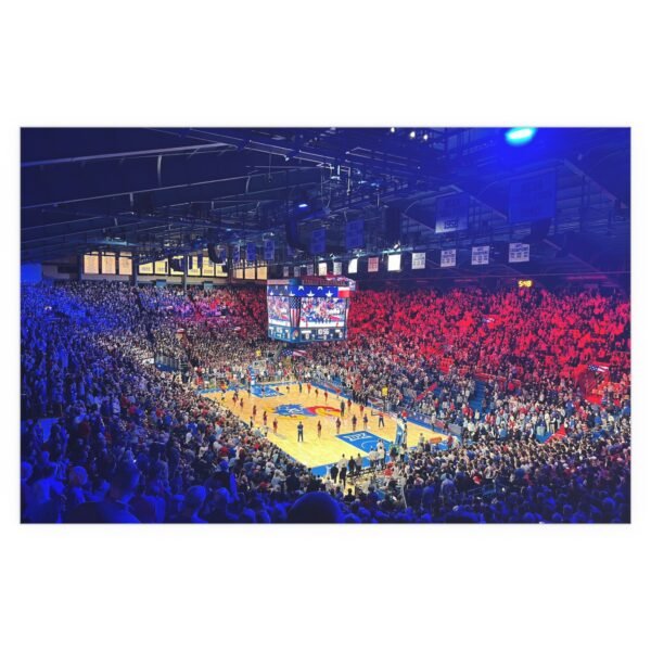 Kansas Jayhawks Allen Fieldhouse Indoor and Outdoor Silk Posters - Image 2