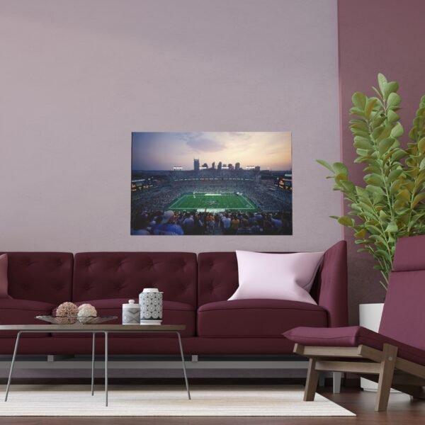 Tennessee Titans Nissan Stadium Indoor and Outdoor Silk Posters - Image 3