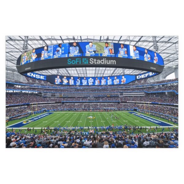 Los Angeles Rams SoFi Stadium Indoor and Outdoor Silk Posters - Image 2