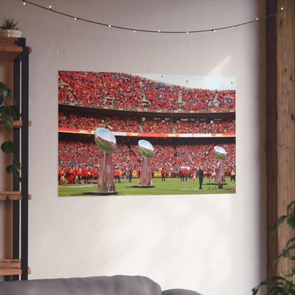 Kansas City Chiefs Arrowhead Stadium Fine Art Posters - Image 3