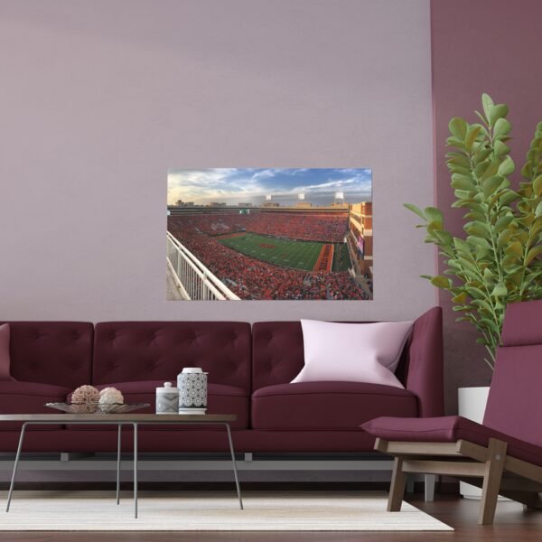 Oklahoma State Cowboys Boone Pickens Stadium Indoor and Outdoor Silk Posters - Image 3