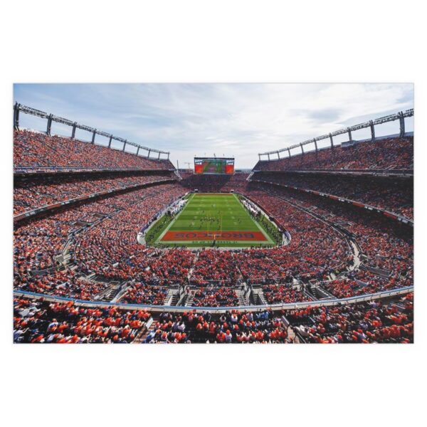 Denver Broncos Empower Field at Mile High Indoor and Outdoor Silk Posters - Image 2