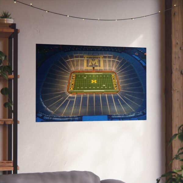 Michigan Wolverines Michigan Stadium Fine Art Posters - Image 3