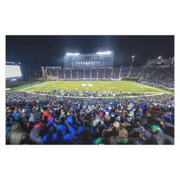 Duke Blue Devils Brooks Field at Wallace Wade Stadium Indoor and Outdoor Silk Posters - Image 2