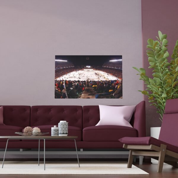 2003 Heritage Classic Commonwealth Stadium - Montréal Canadiens vs  Edmonton Oilers Indoor and Outdoor Silk Posters - Image 3