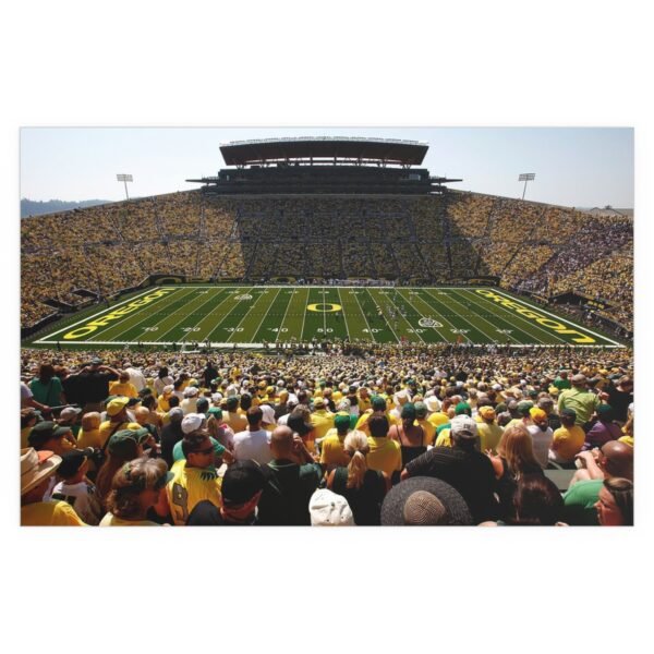 Oregon Ducks Autzen Stadium Indoor and Outdoor Silk Posters - Image 2