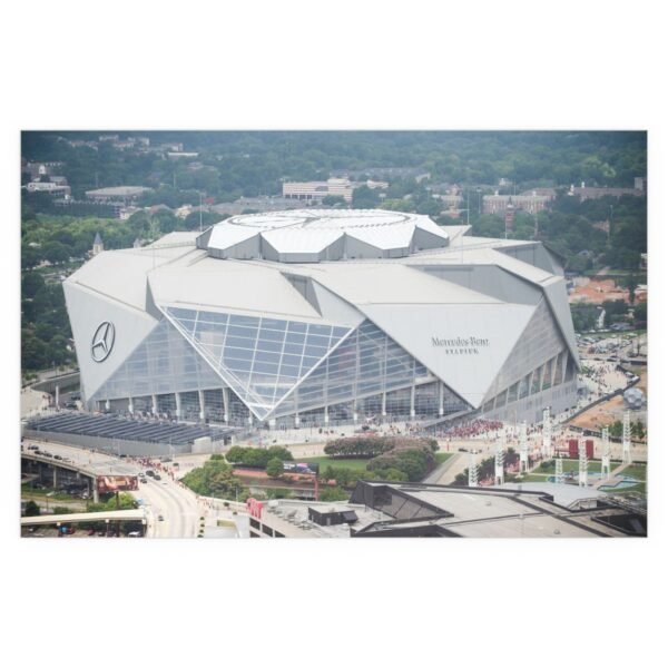 Atlanta Falcons Mercedes-Benz Stadium Indoor and Outdoor Silk Posters - Image 2