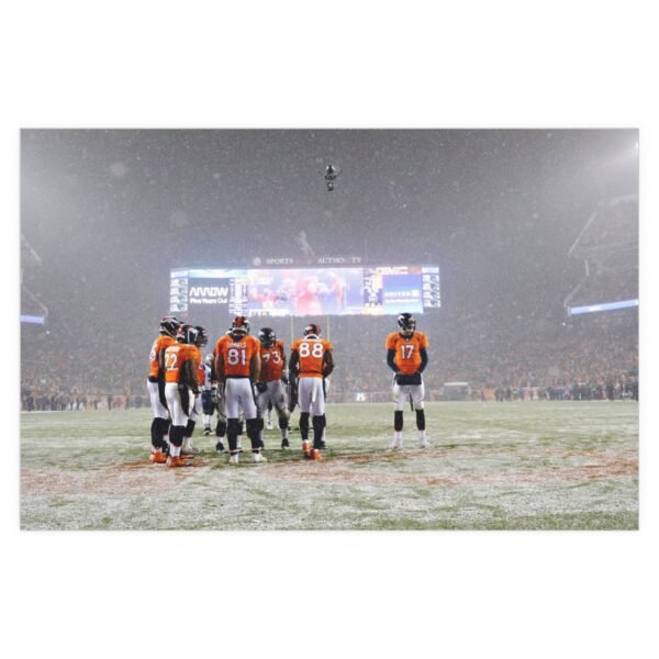 Denver Broncos Empower Field at Mile High Indoor and Outdoor Silk Posters - Image 2