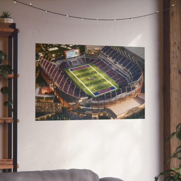 Kansas Jayhawks David Booth Kansas Memorial Stadium Fine Art Posters - Image 3