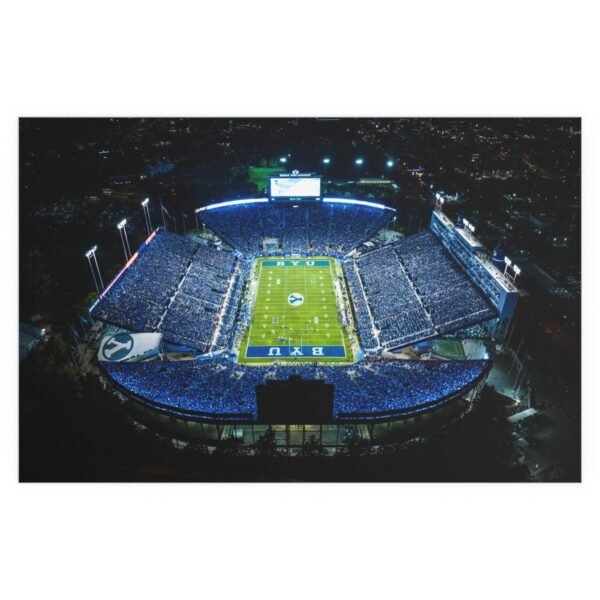 BYU Cougars LaVell Edwards Stadium Indoor and Outdoor Silk Posters - Image 2