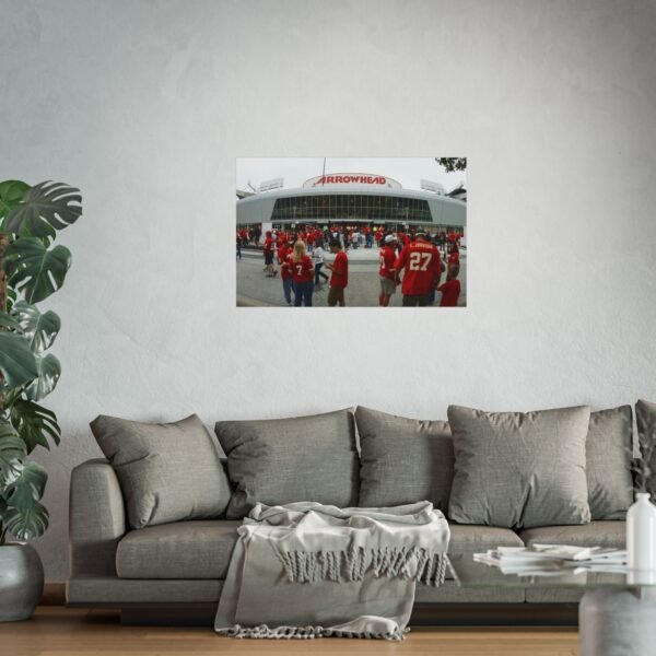 Kansas City Chiefs Arrowhead Stadium Fine Art Posters - Image 2