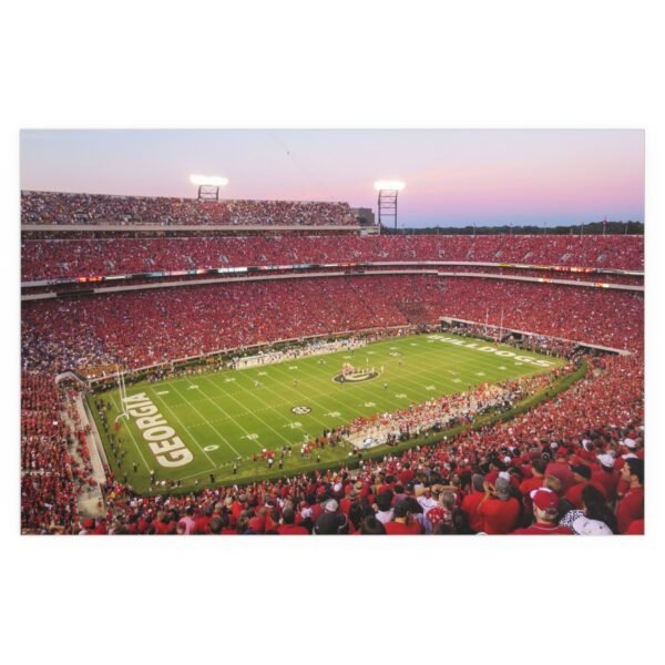 Georgia Bulldogs Dooley Field at Sanford Stadium Indoor and Outdoor Silk Posters - Image 2