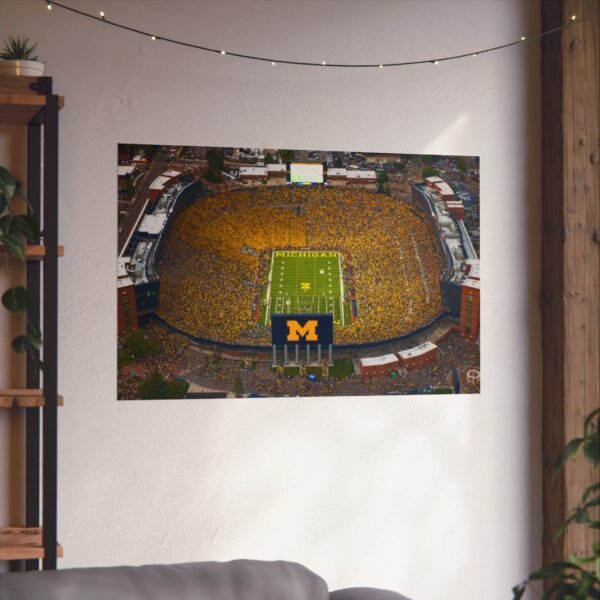 Michigan Wolverines Michigan Stadium Fine Art Posters - Image 3