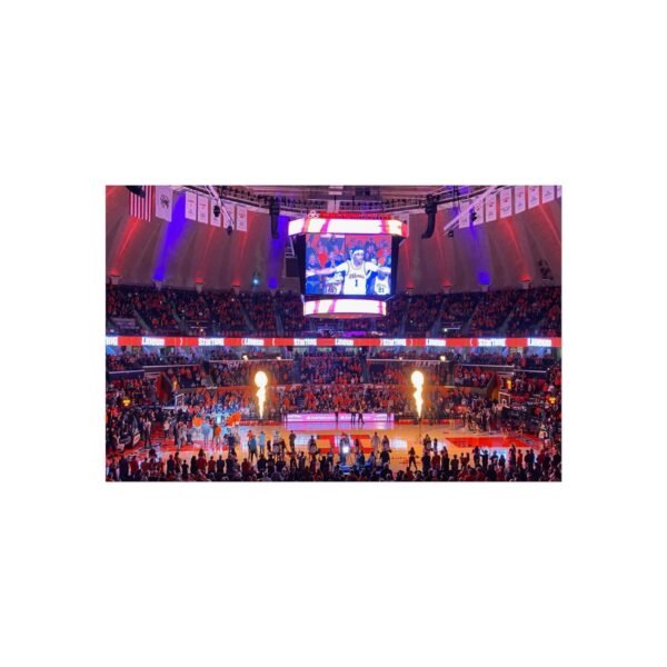 Illinois Fighting Illini State Farm Center Fine Art Posters