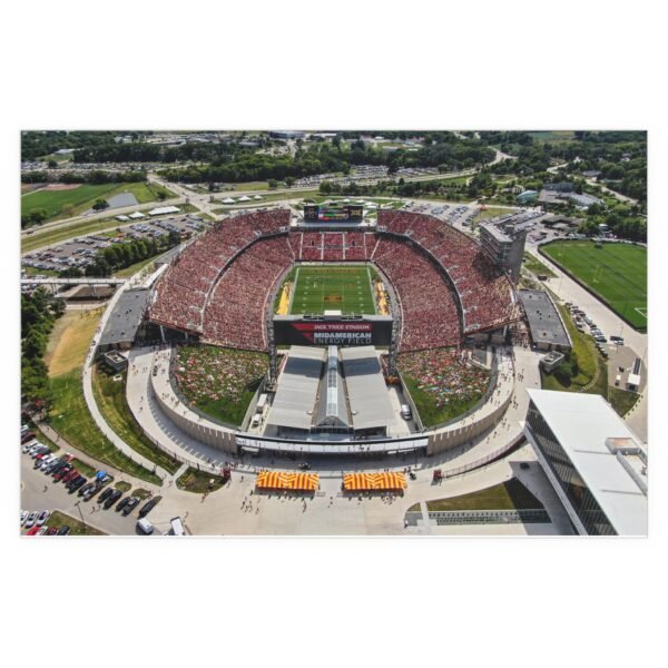 Iowa State Cyclones Jack Trice Stadium Indoor and Outdoor Silk Posters - Image 2
