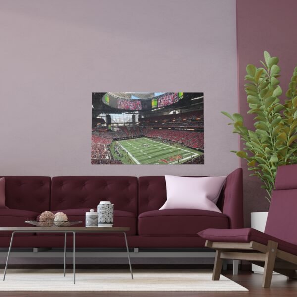 Atlanta Falcons Mercedes-Benz Stadium Indoor and Outdoor Silk Posters - Image 3