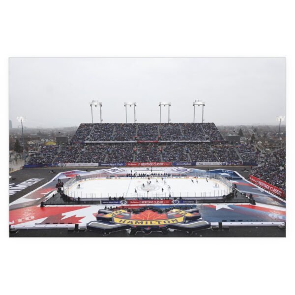 2022 Stadium Series Nissan Stadium - Tampa Bay Lightning vs Nashville Predators Indoor and Outdoor Silk Posters - Image 2