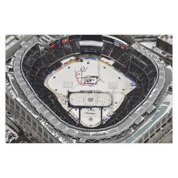 2014 Stadium Series Yankee Stadium - New York Rangers vs  New Jersey Devils Indoor and Outdoor Silk Posters - Image 2