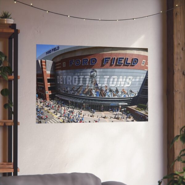 Detroit Lions Ford Field Fine Art Posters - Image 3