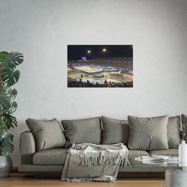 2020 Stadium Series Falcon Stadium - Los Angeles Kings vs Colorado Avalanche Fine Art Posters - Image 2