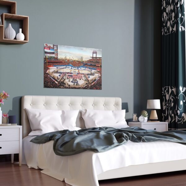 2012 Winter Classic Citizens Bank Park - New York Rangers vs Philadelphia Flyers Indoor and Outdoor Silk Posters