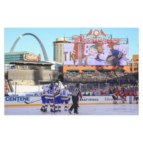 2017 Winter Classic Busch Stadium - Chicago Blackhawks vs St. Louis Blues Indoor and Outdoor Silk Posters - Image 2